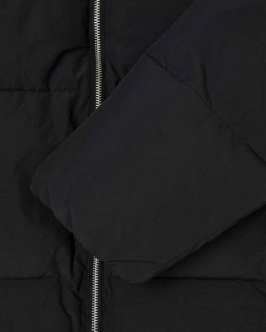 EDWIN Detachable Sleeves Puffer Black