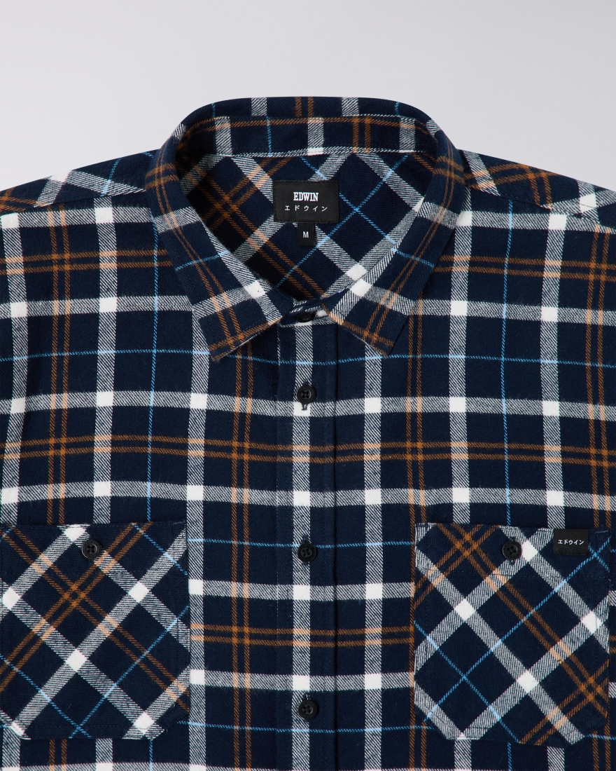 EDWIN Labour Shirt LS Navy / Blue