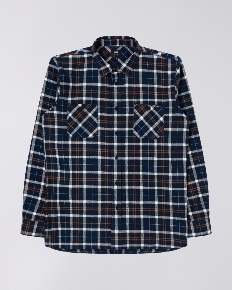 EDWIN Labour Shirt LS Navy / Blue