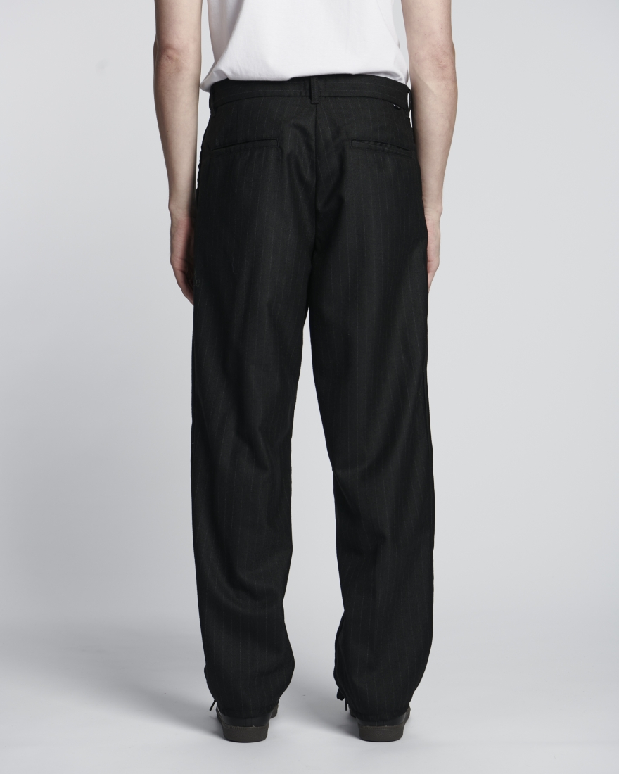 EDWIN Zig Pant Black / White Line Stripes