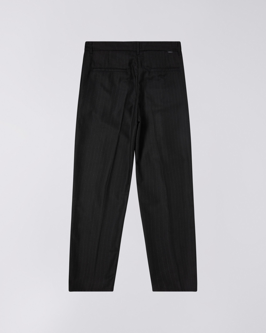 EDWIN Zig Pant Black / White Line Stripes