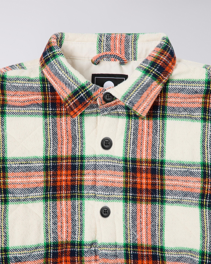 EDWIN Sven II Shirt Lined LS White / Red