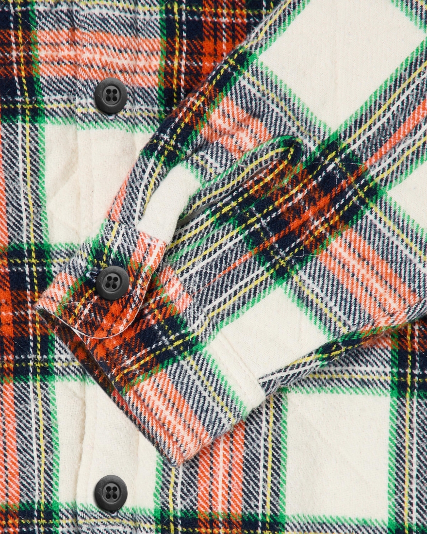 EDWIN Sven II Shirt Lined LS White / Red