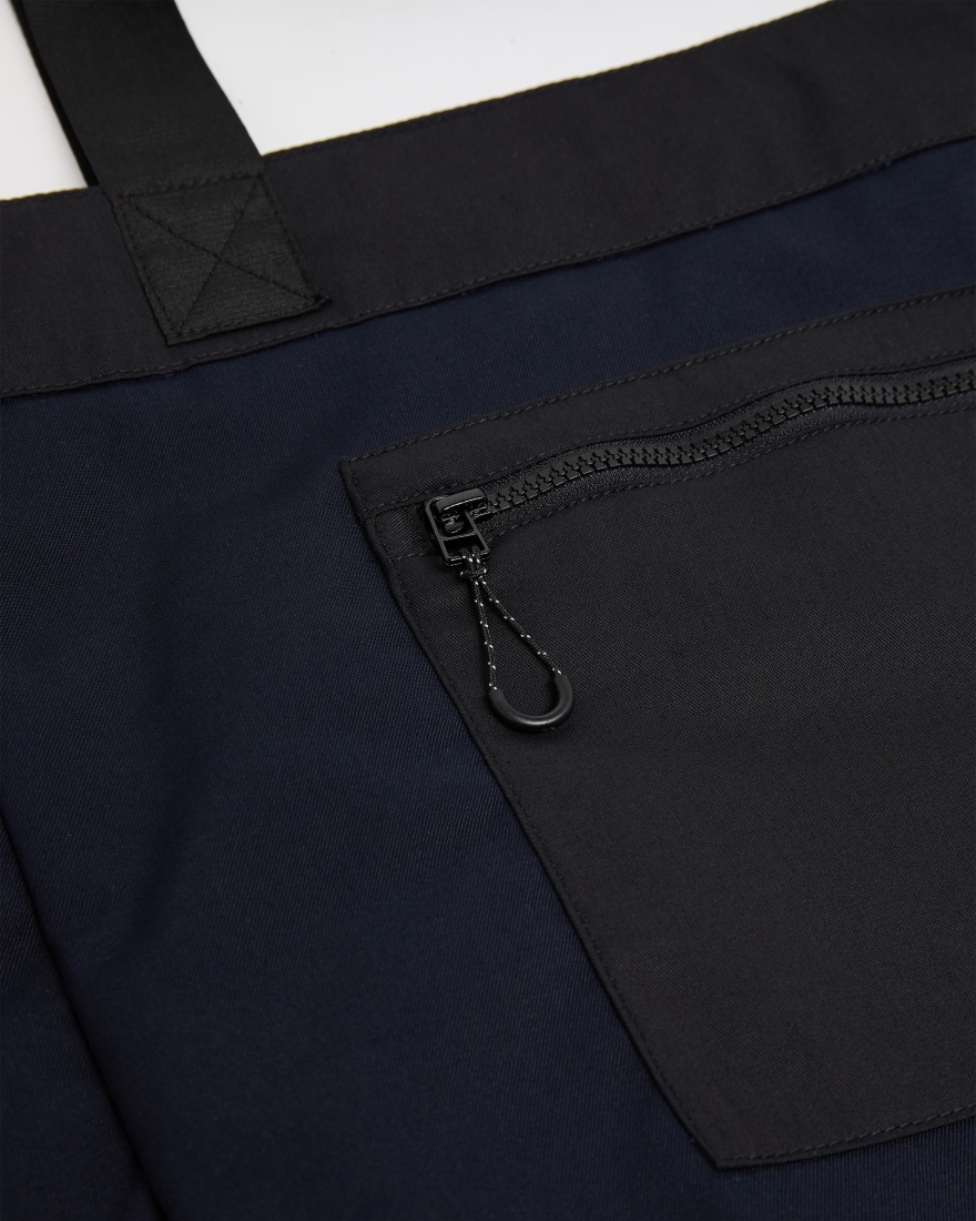 EDWIN Bi-Colored Tote Bag Blue / Black