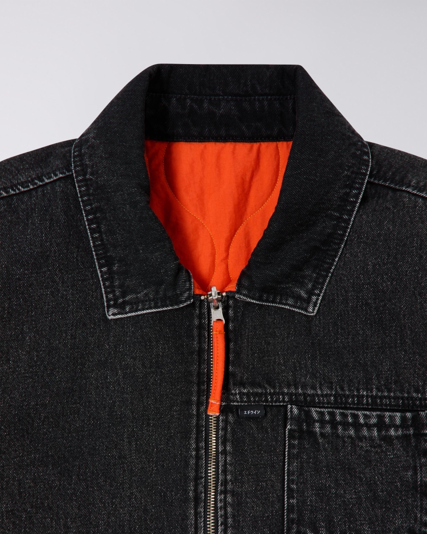 EDWIN Match Jacket Reversible Black