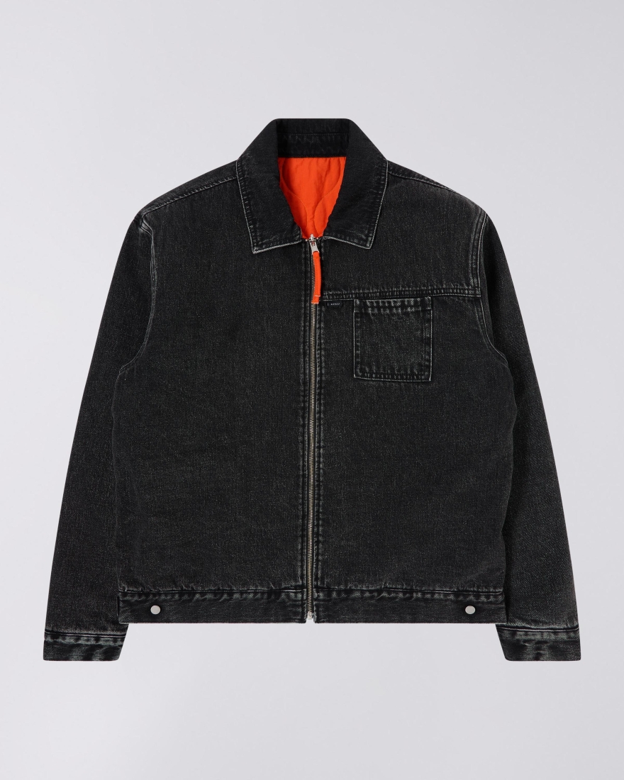 EDWIN Match Jacket Reversible Black