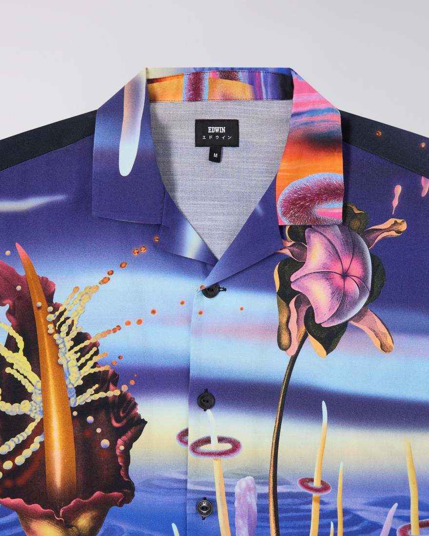 EDWIN Temple Of Flora Shirt SS Multicolor