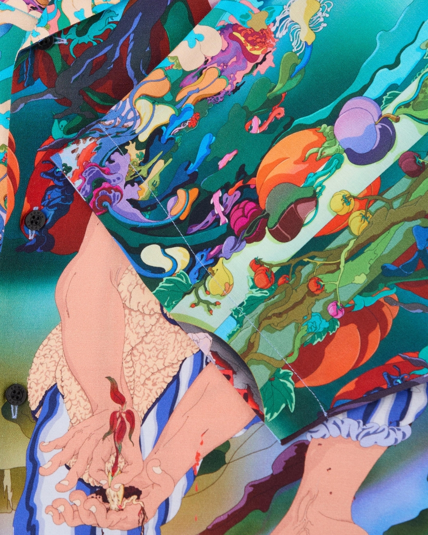 EDWIN Hedi & Thami Shirt SS Multicolor