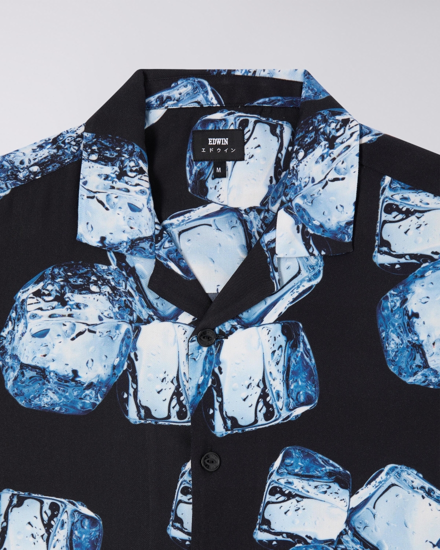 EDWIN Ice Cube Shirt SS Blue