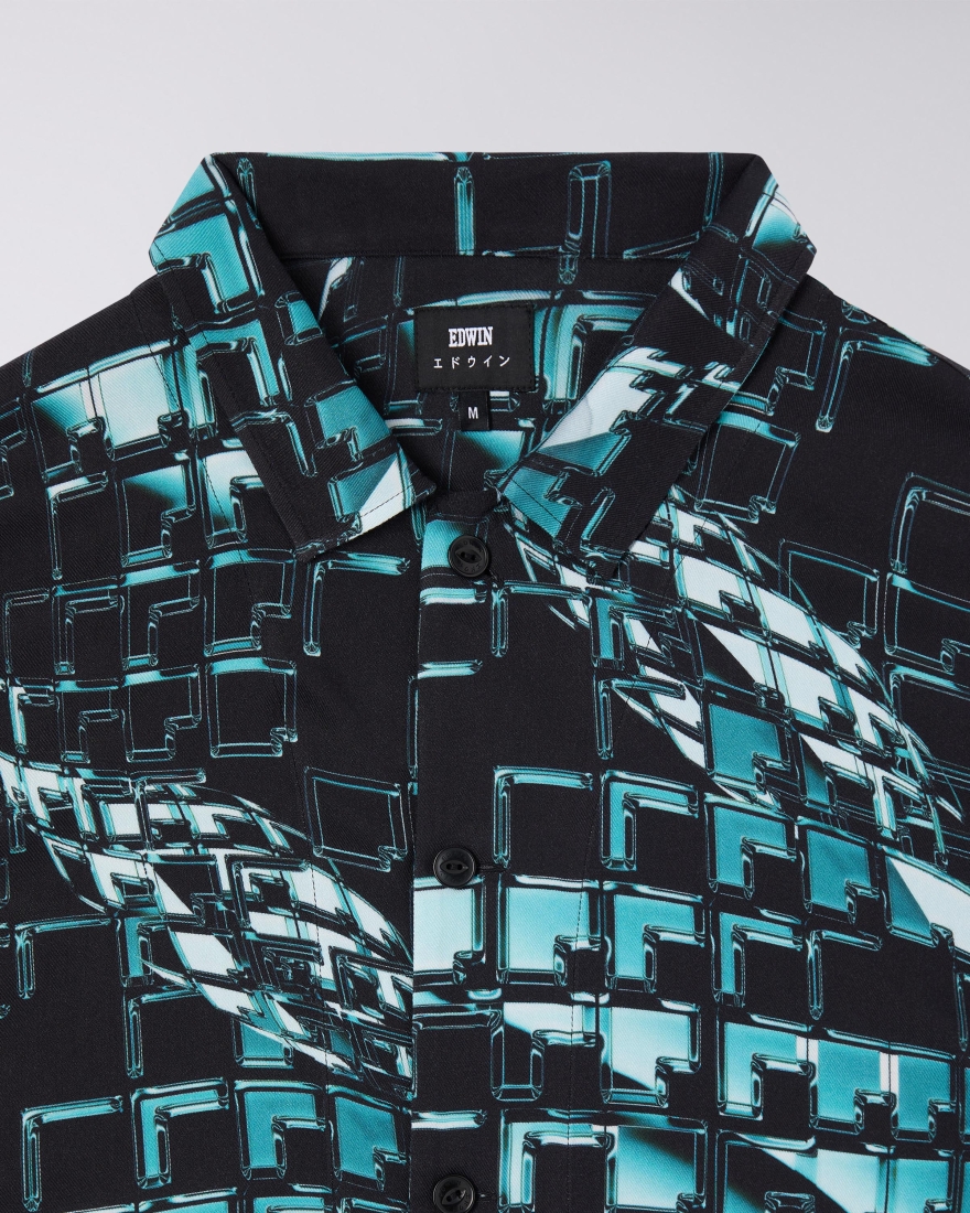 EDWIN World Of Tomorrow Shirt SS Blue