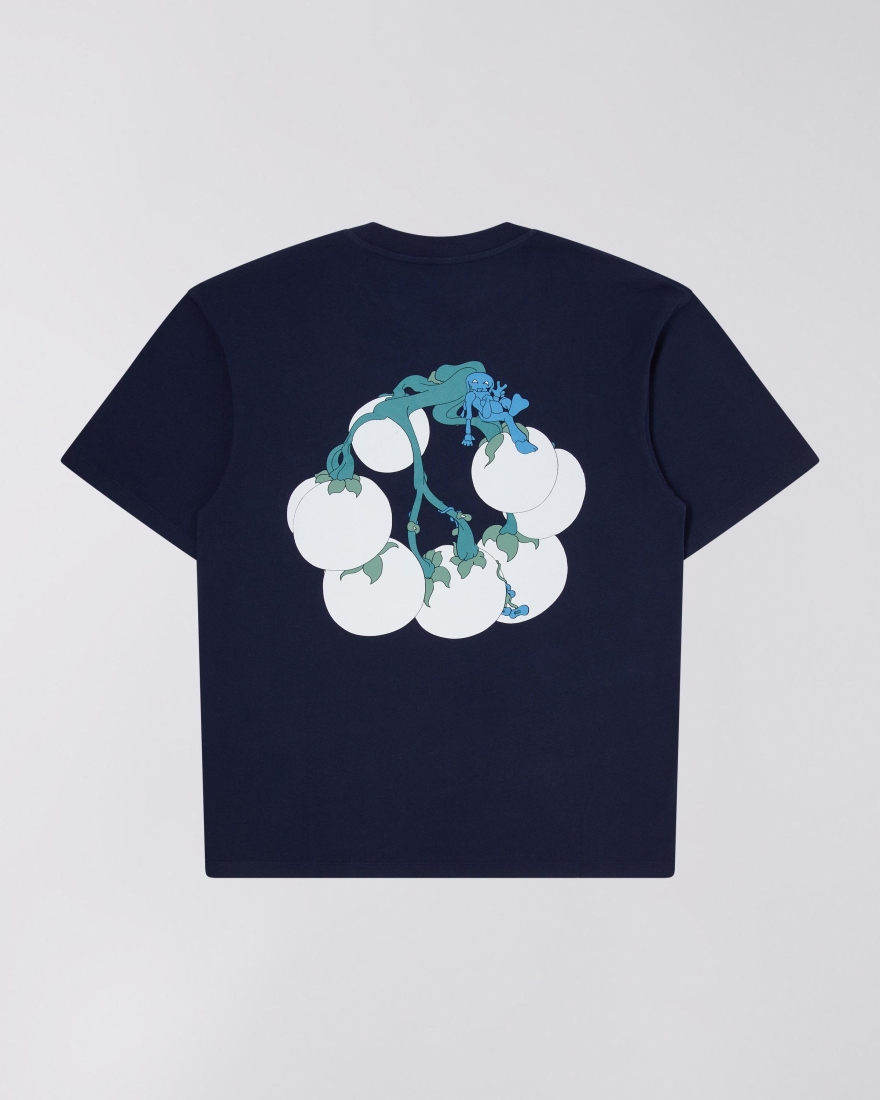 EDWIN Esprit De La Végétation T-Shirt Maritime Blue