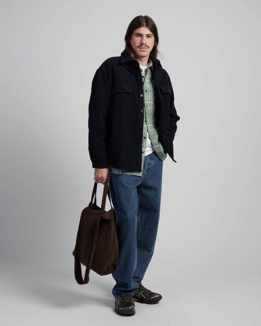 EDWIN Jowen Overshirt LS Maritime Blue