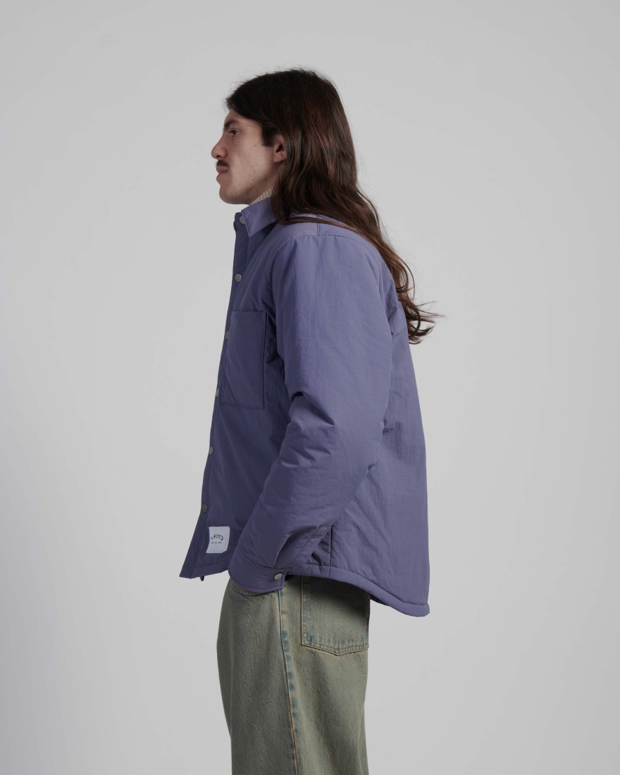 EDWIN Sphere Padded Overshirt LS Heron