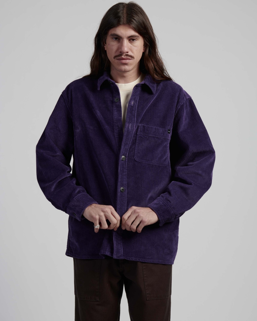 EDWIN Ander Shirt LS Parachute Purple