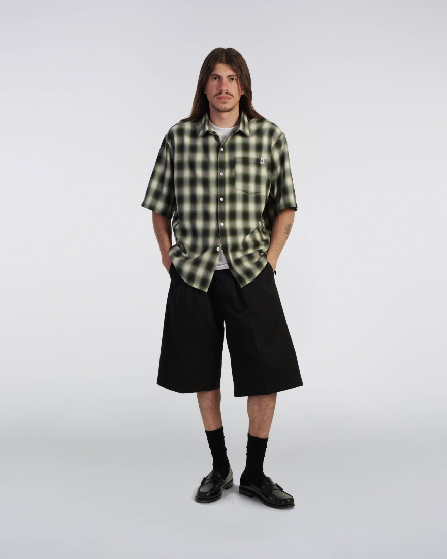 EDWIN Millbury Shirt SS Green / Black