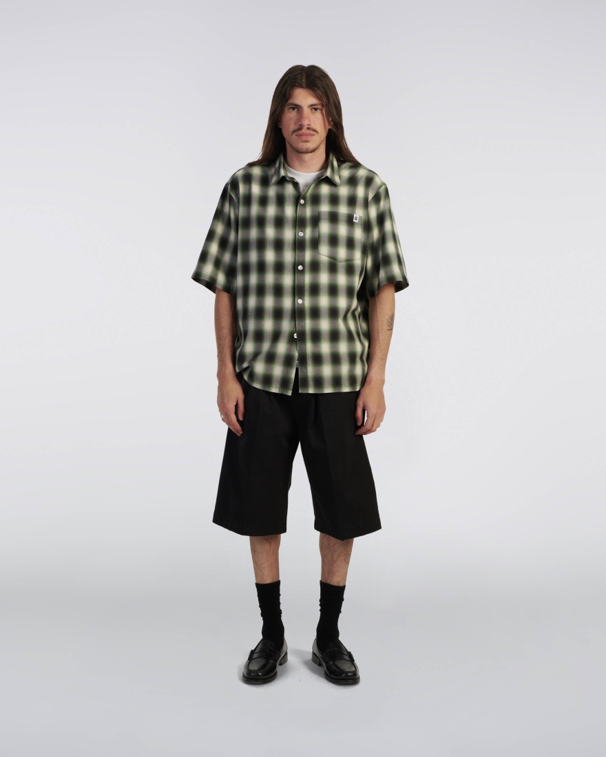 EDWIN Millbury Shirt SS Green / Black