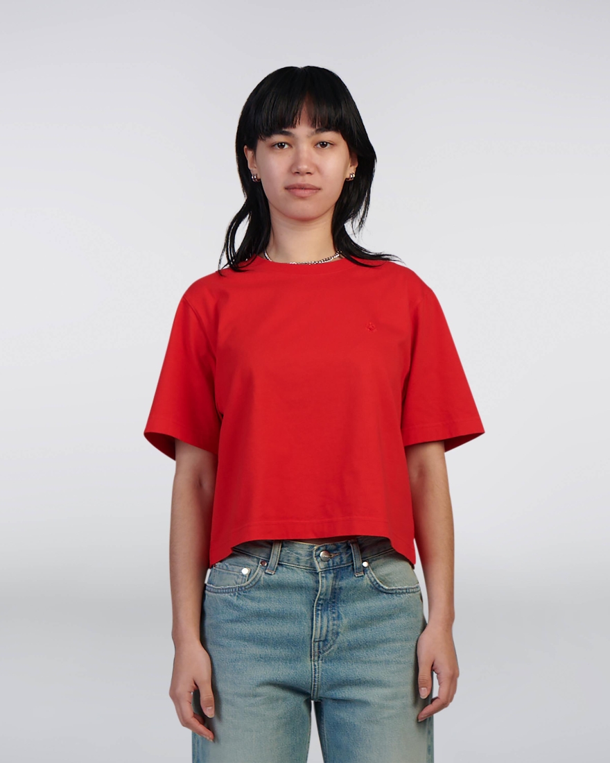 EDWIN W' Core T-Shirt  Fiery Red