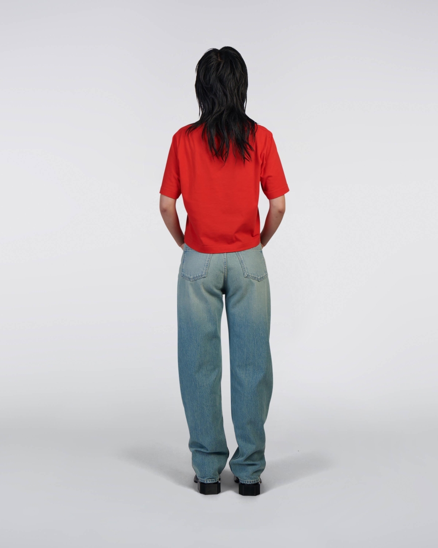 EDWIN W' Core T-Shirt  Fiery Red