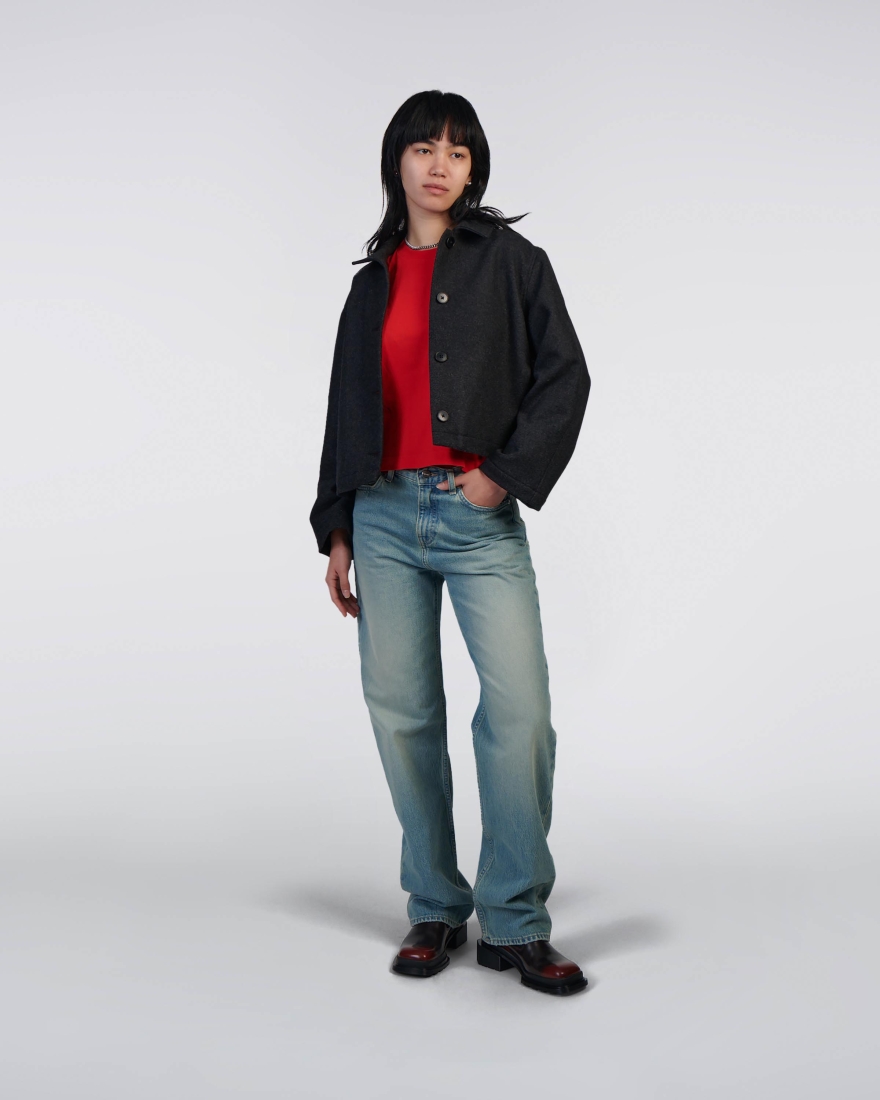 EDWIN W' Sloan Jacket Dark Grey Marl