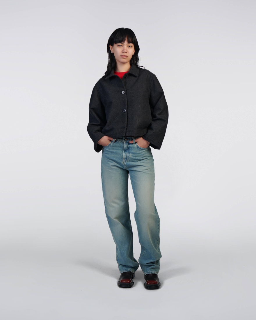 EDWIN W' Sloan Jacket Dark Grey Marl