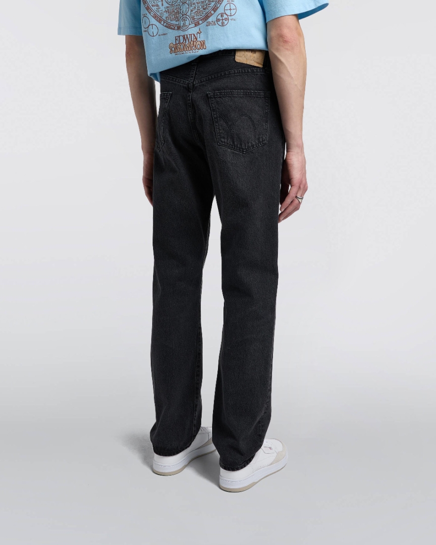 EDWIN Loose Straight Jeans Black