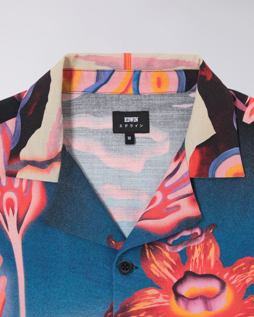 EDWIN Hana No Shita Shirt SS Multicolor