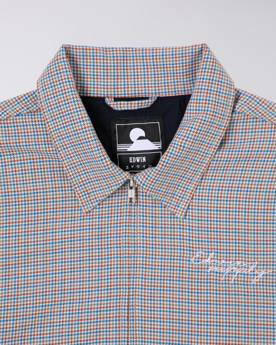 EDWIN Aaren Jacket Lined Baked Clay / Azure Blue