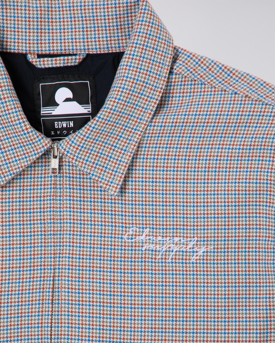 EDWIN Aaren Jacket Lined Baked Clay / Azure Blue