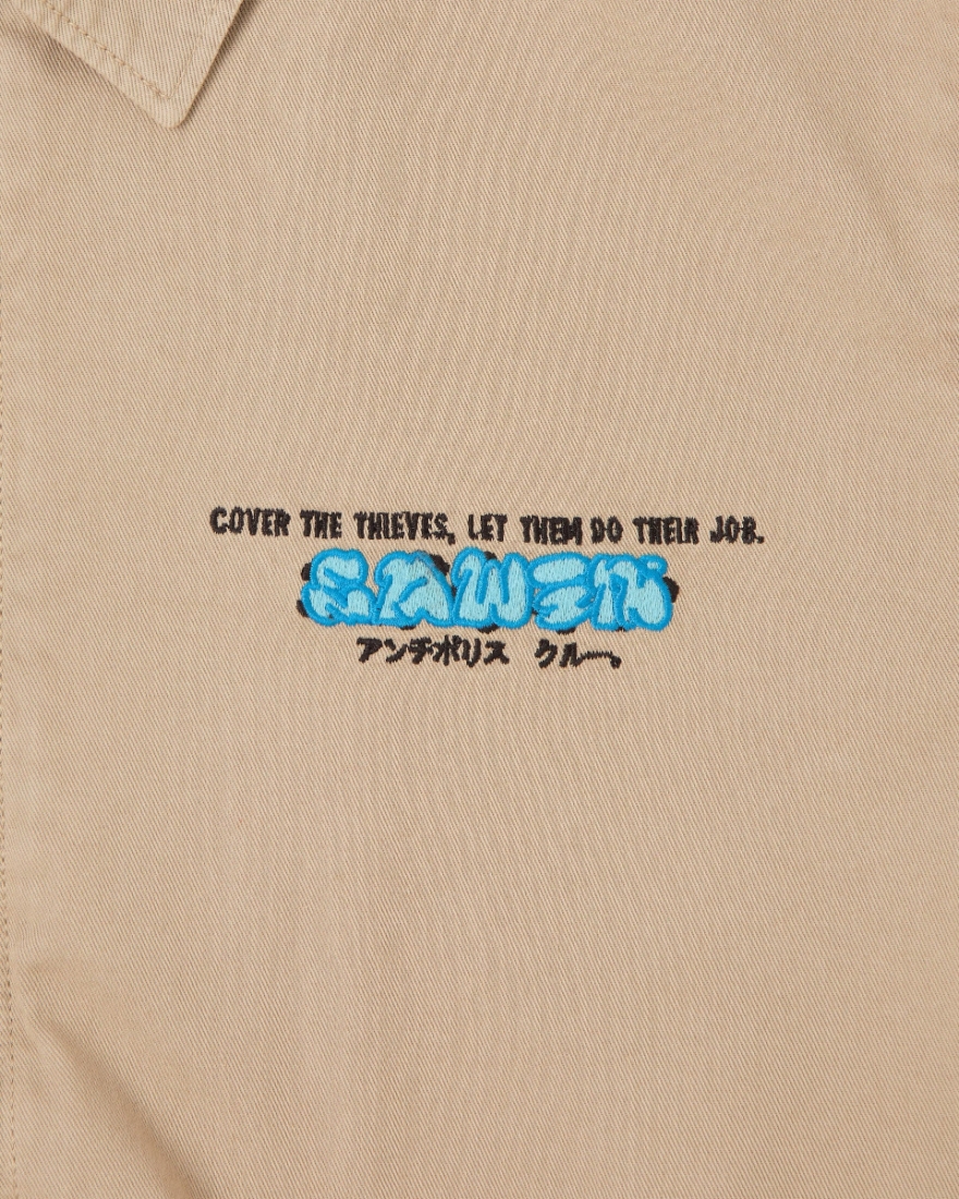 EDWIN Volume Zip Jacket Lined White Pepper