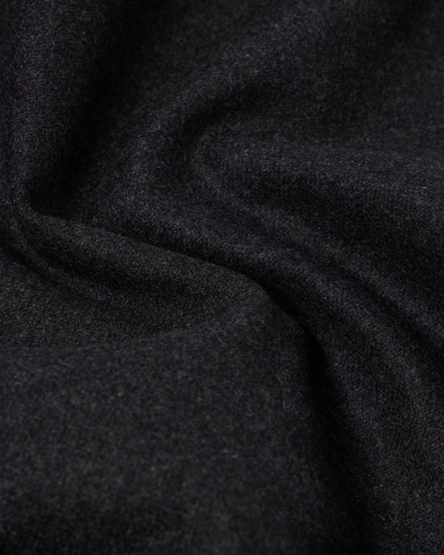 EDWIN Mac Wool Coat Dark Grey Marl