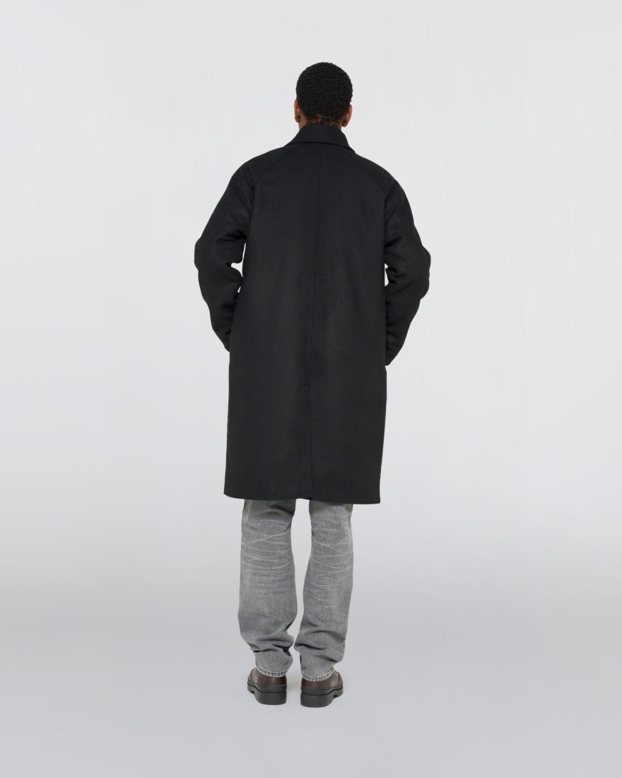EDWIN Mac Wool Coat Black