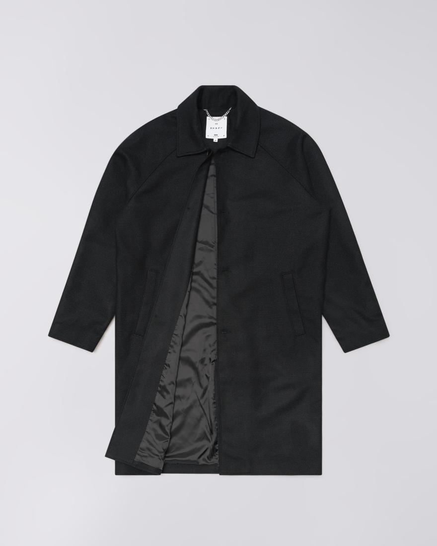 EDWIN Mac Wool Coat Black