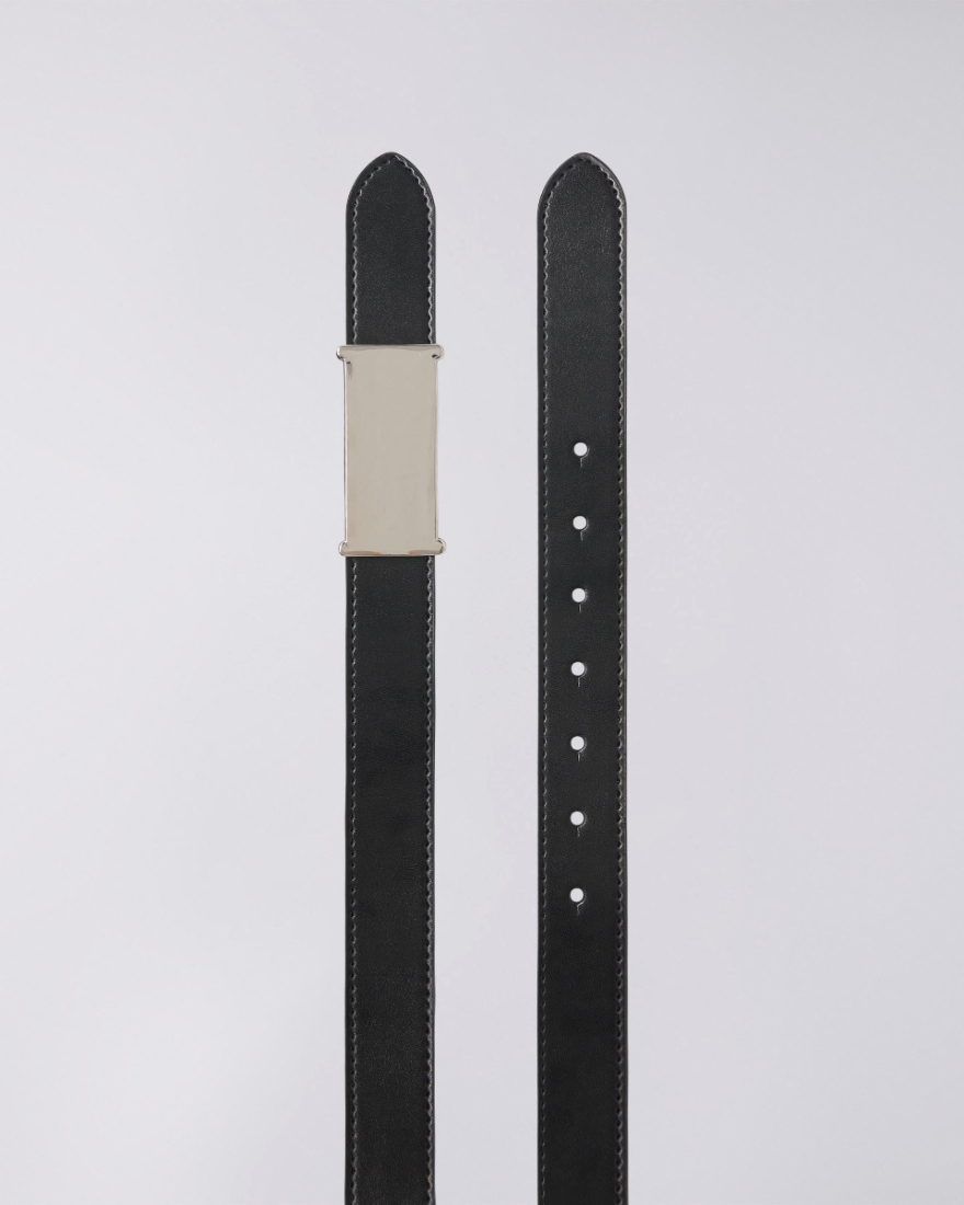 EDWIN Reversible Belt Black / Grey