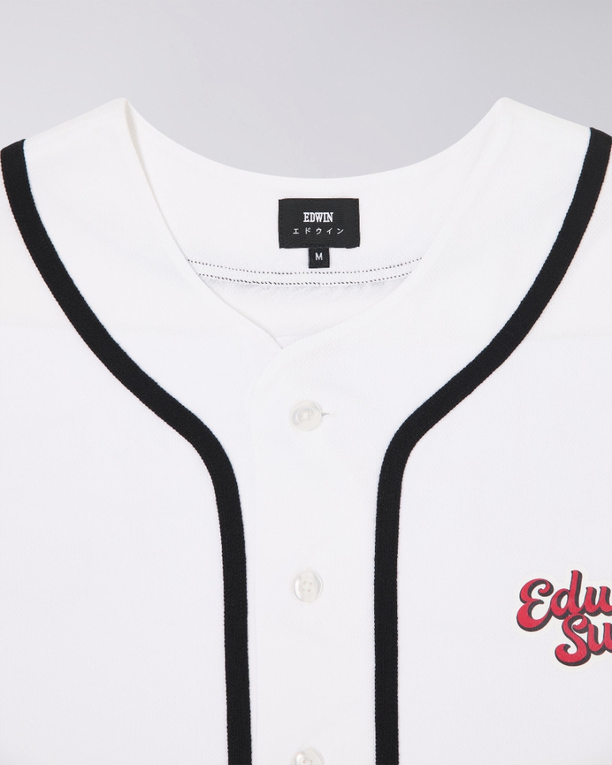 EDWIN Edwin Baseball Shirt SS White
