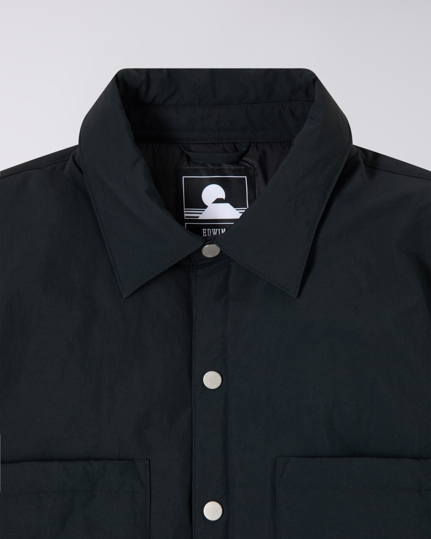 EDWIN Sphere Padded Overshirt LS Black