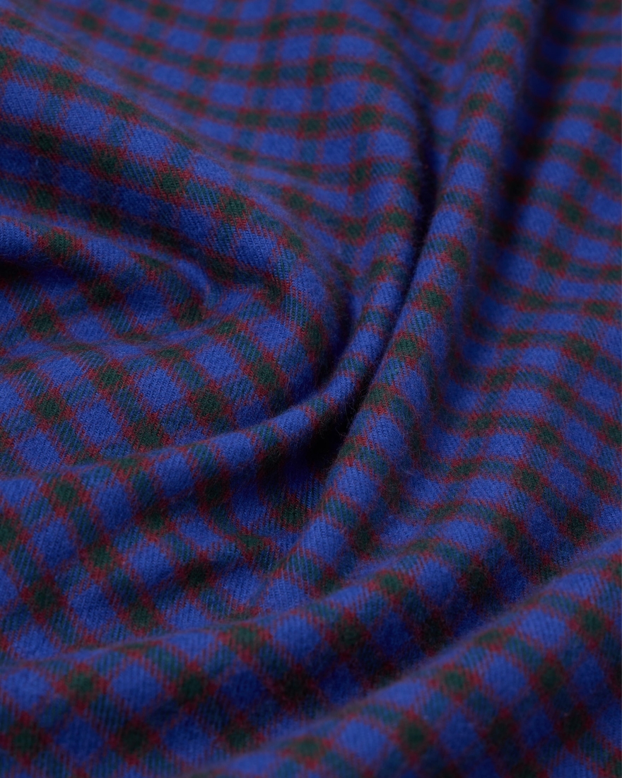 EDWIN Millenium Shirt LS Blue / Green / Red