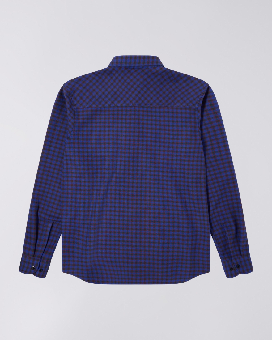 EDWIN Millenium Shirt LS Blue / Green / Red