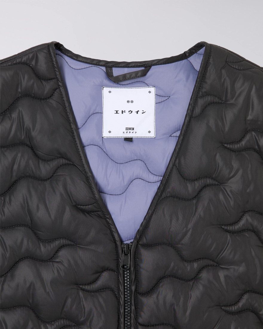 EDWIN Camper Vest Black