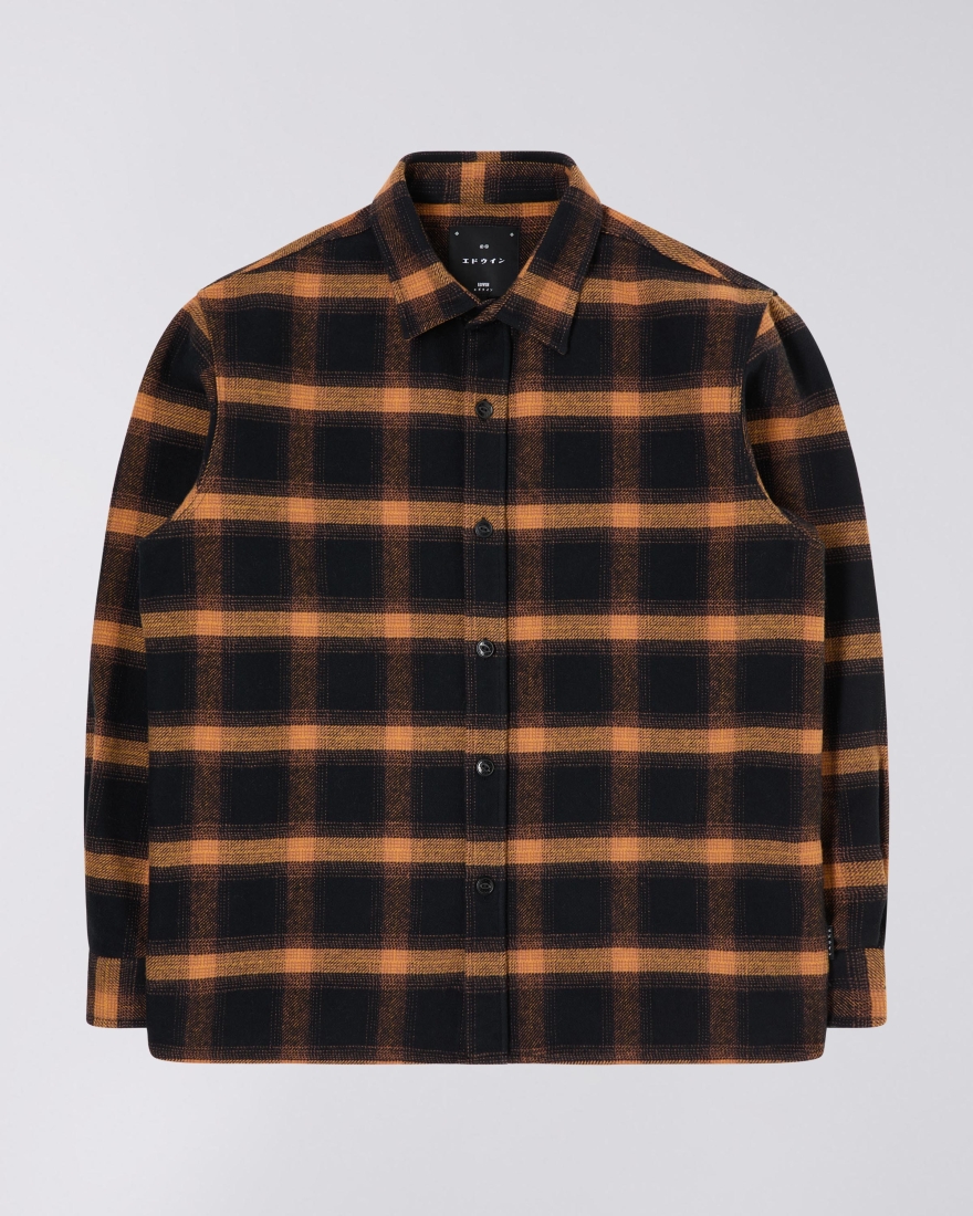 EDWIN Sebastian Shirt LS Brown / Black
