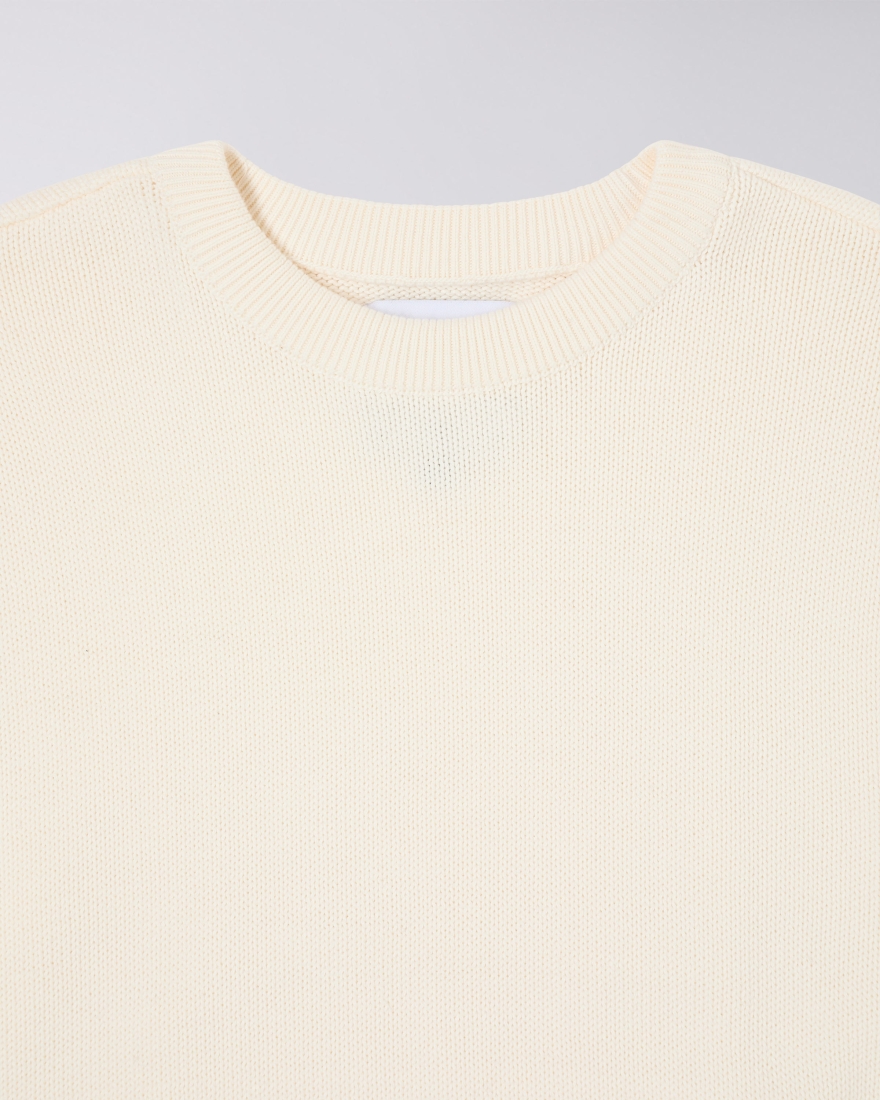 EDWIN Union Sweater Off White