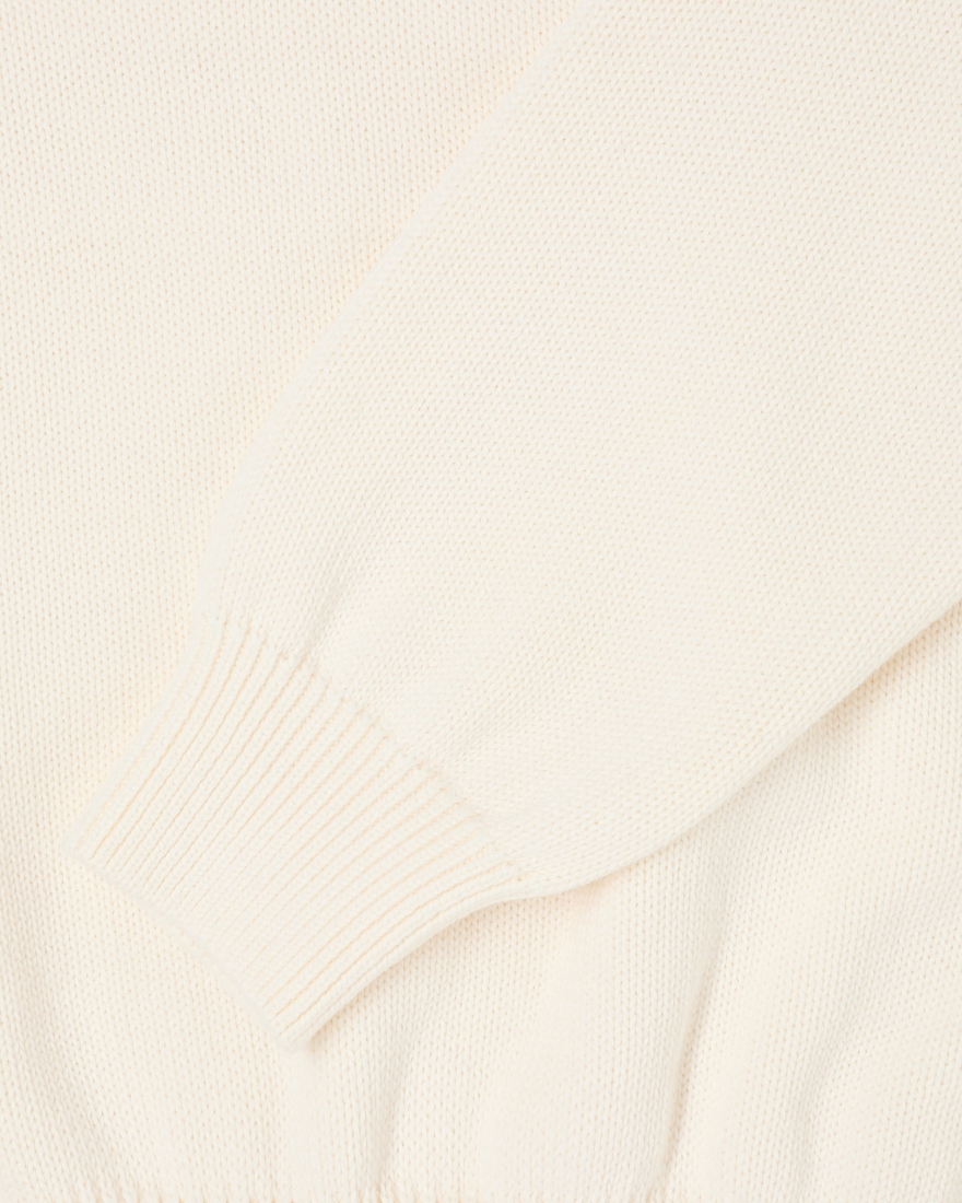 EDWIN Union Sweater Off White