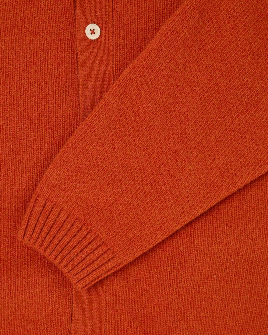 EDWIN Mars Polo Cardigan Orange