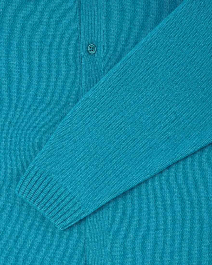 EDWIN Mars Polo Cardigan Baltic