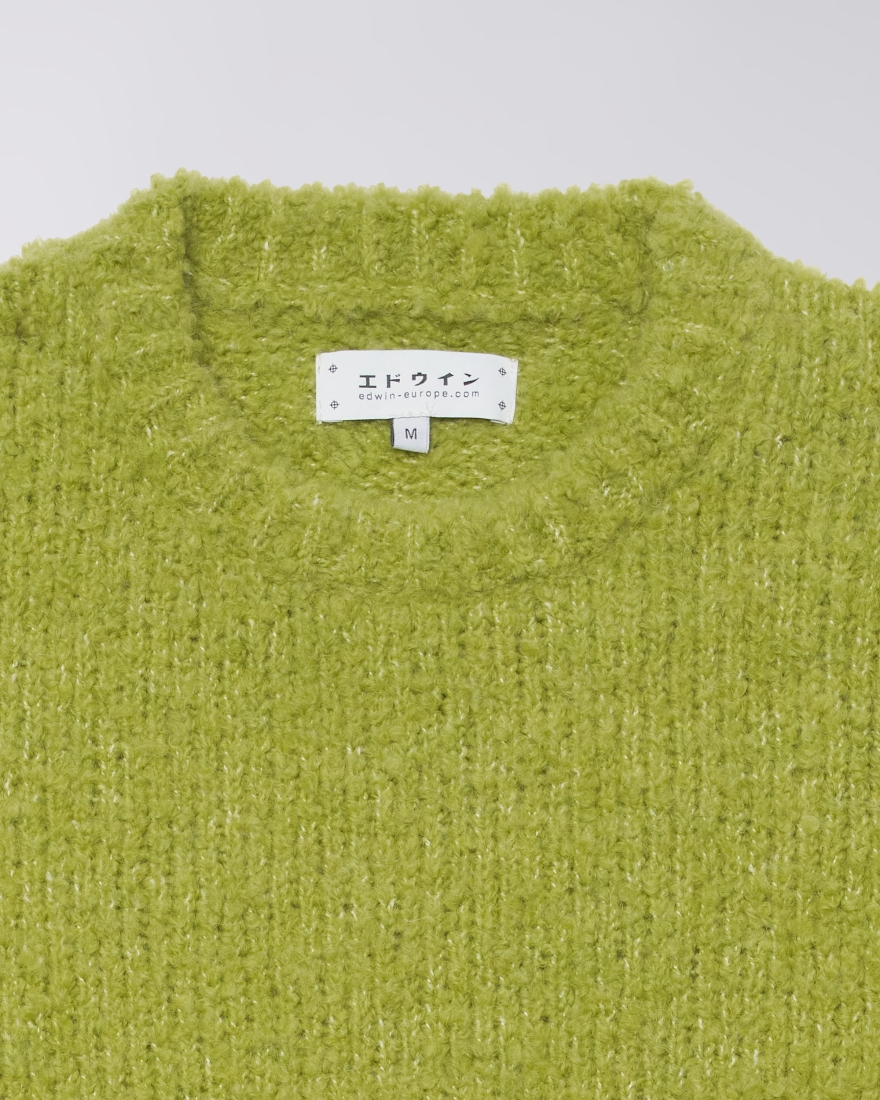 EDWIN Dun Textured Sweater Sweet Pea