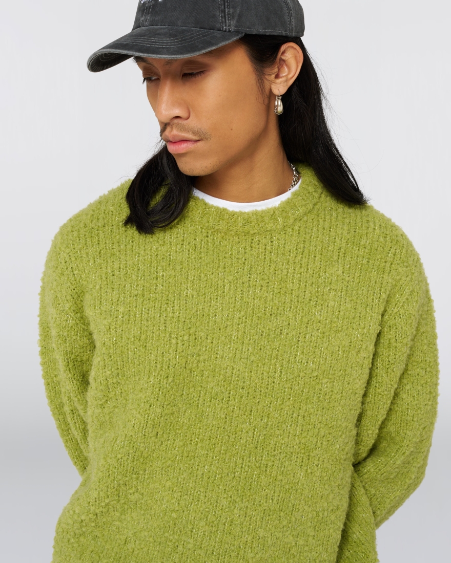 EDWIN Dun Textured Sweater Sweet Pea
