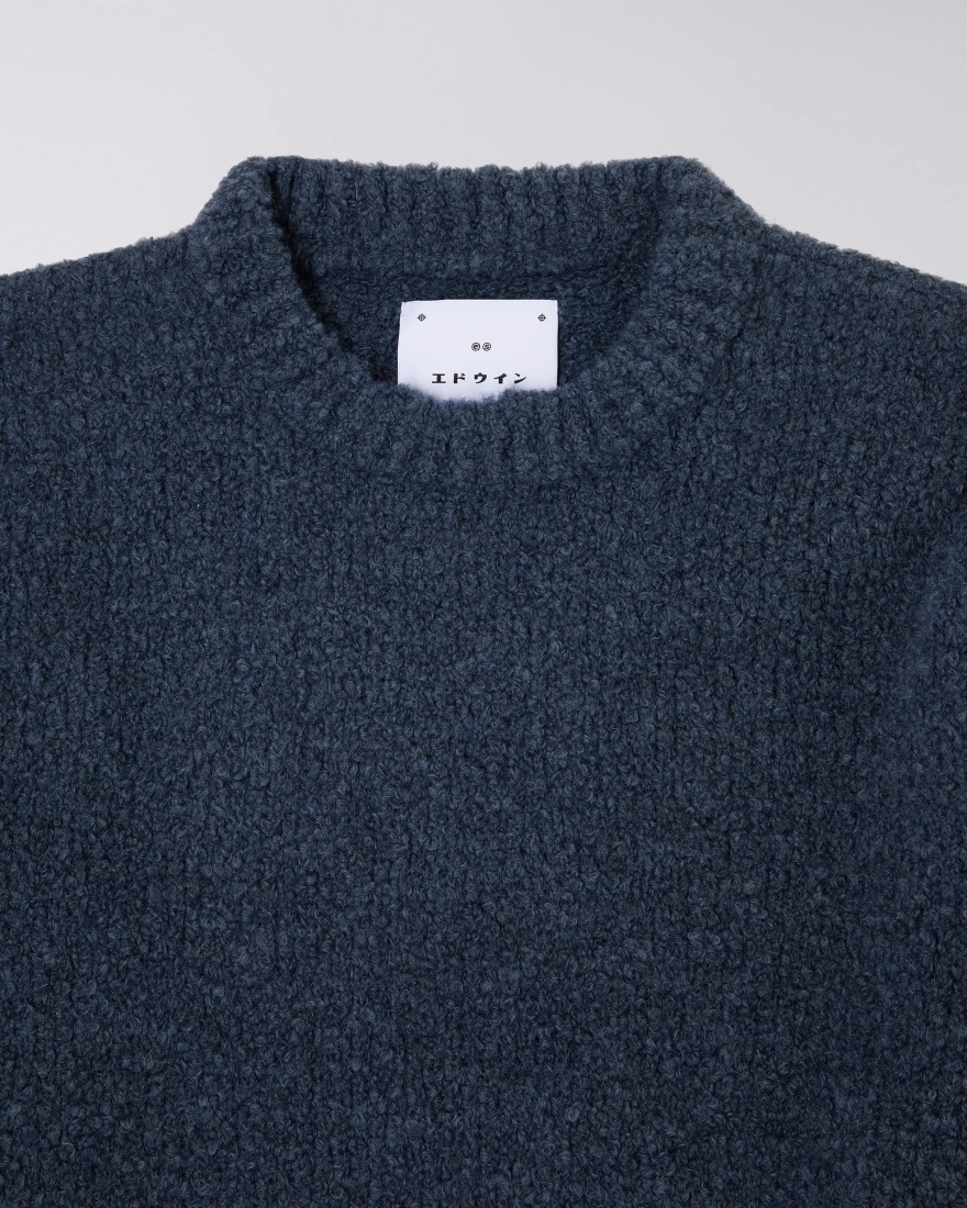 EDWIN Dun Textured Sweater Ink