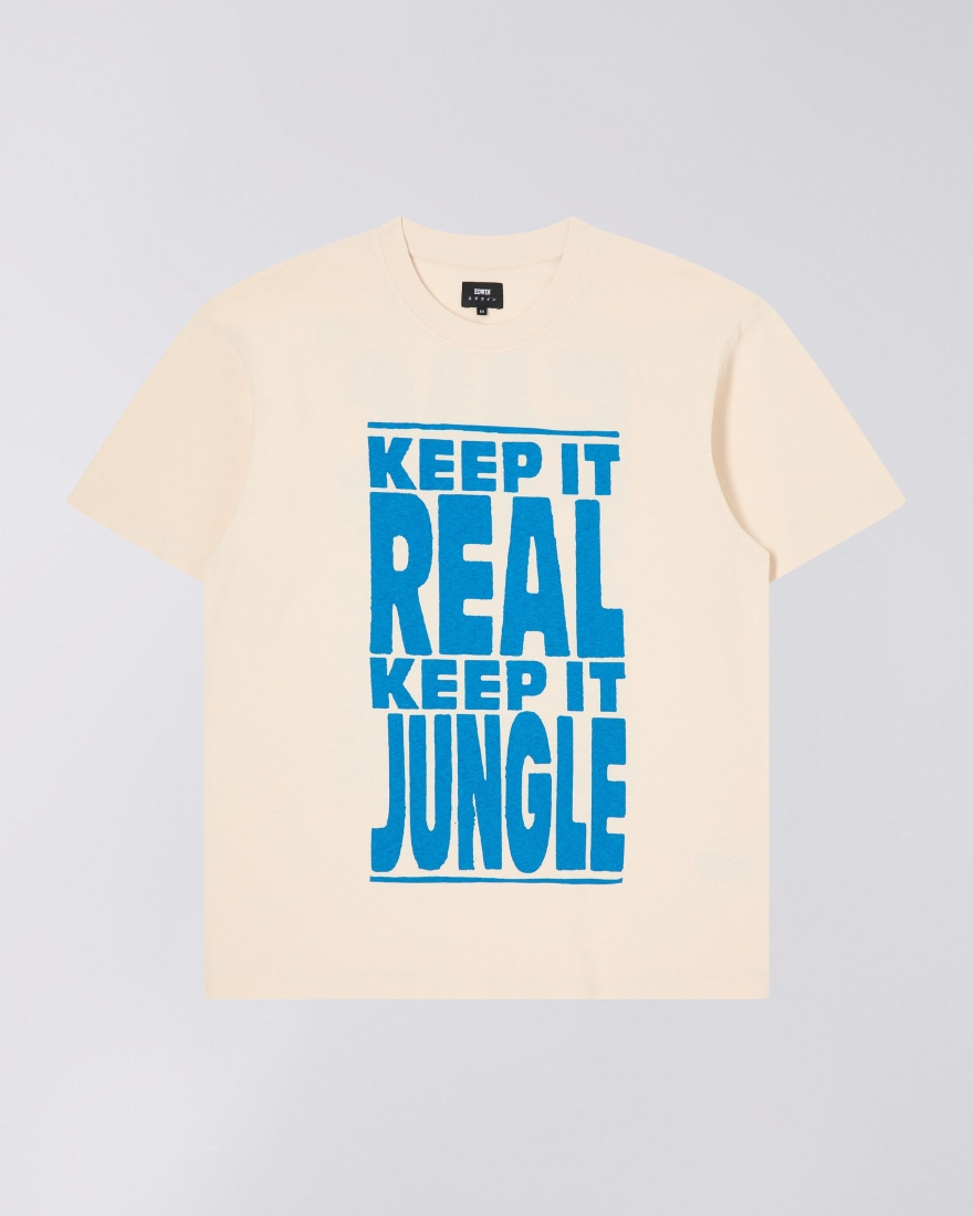 EDWIN Keep It Real T-Shirt Whitecap Gray