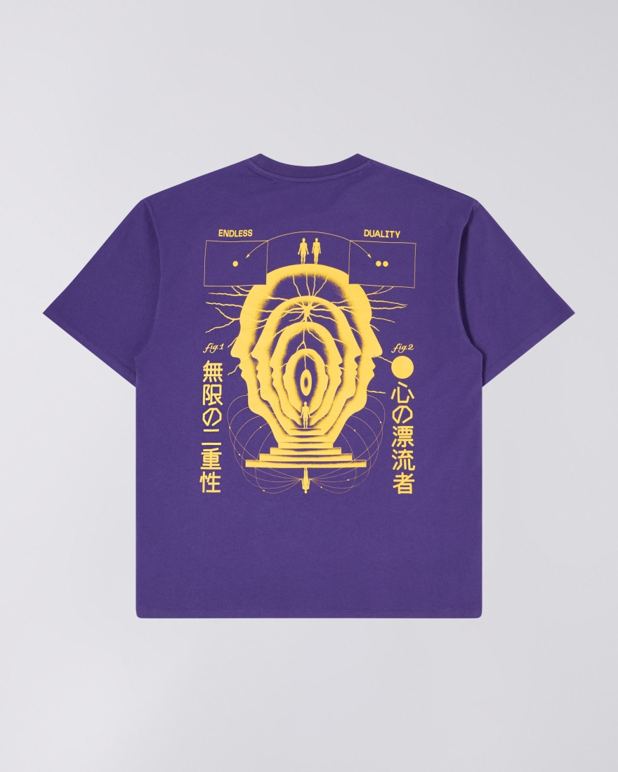 EDWIN Mind Drifter T-Shirt  Parachute Purple