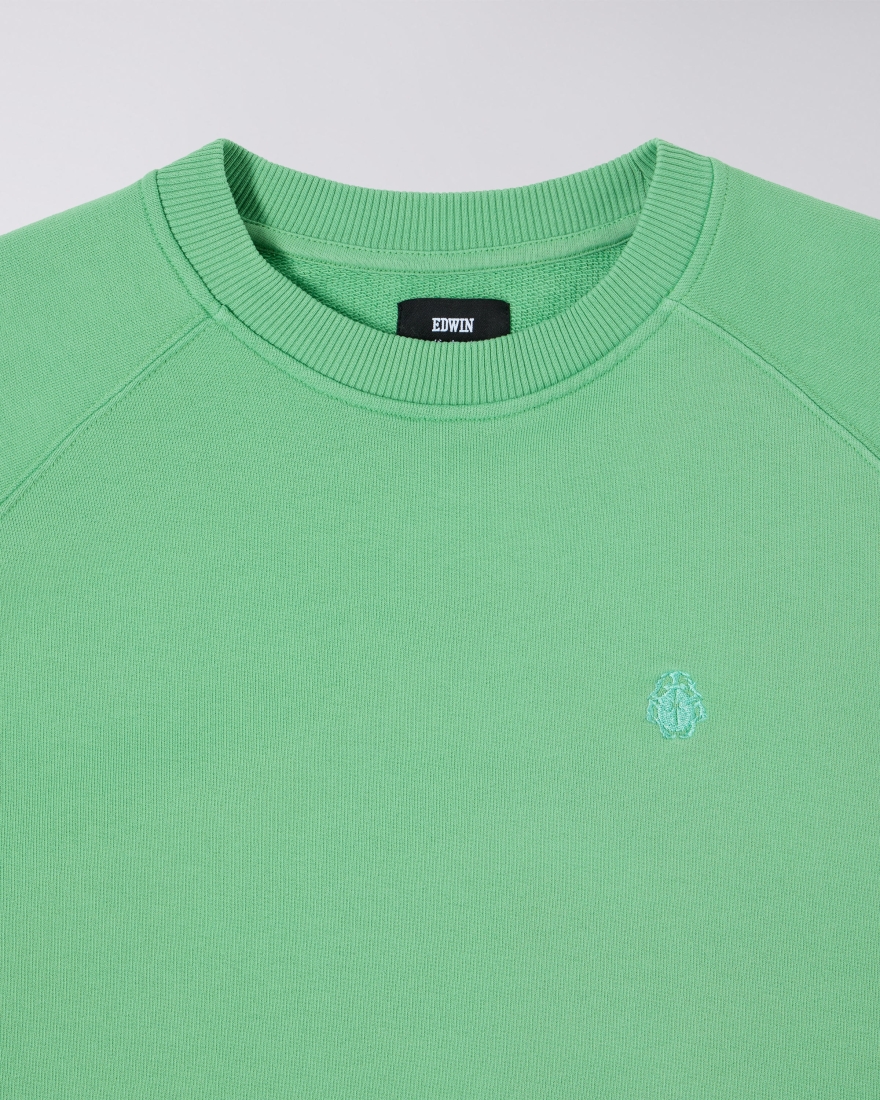 EDWIN W' Core Sweat Absinthe Green