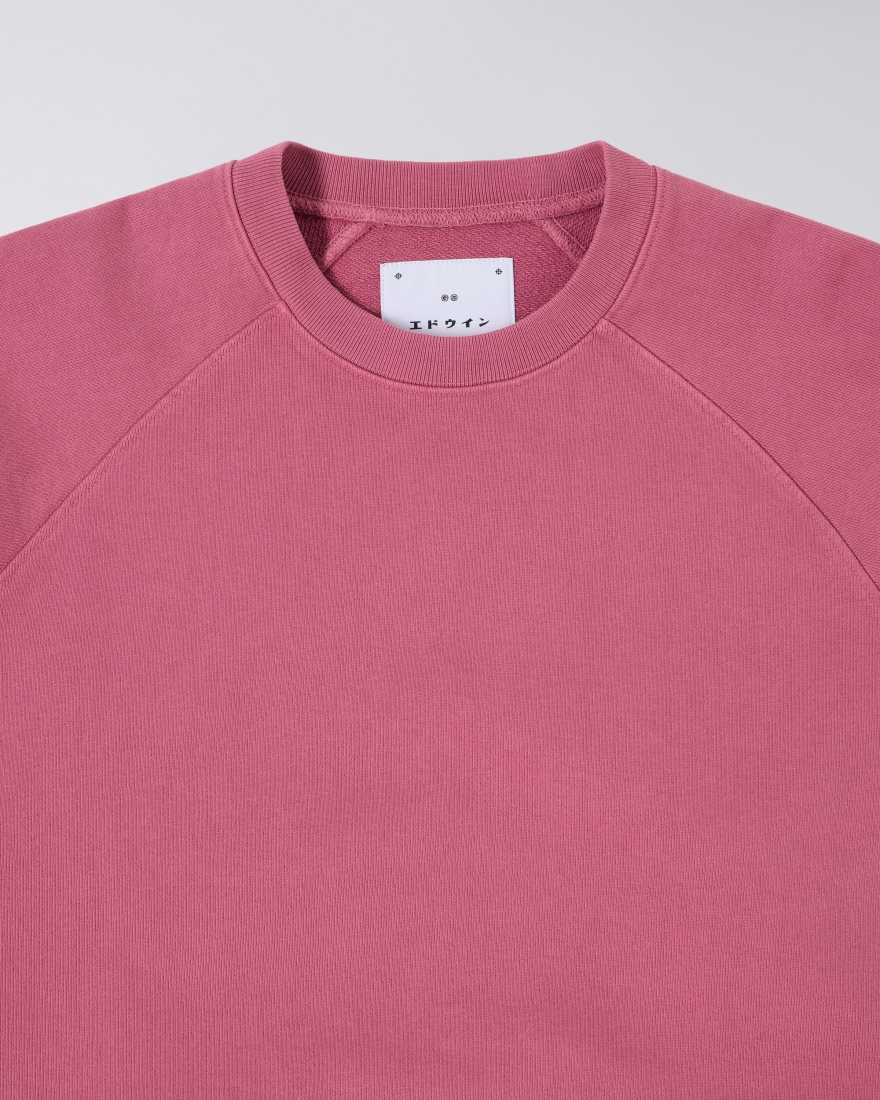 EDWIN Raglan Sleeve Crewneck Red Violet